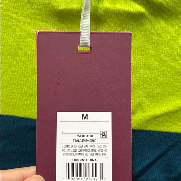 Victor Glemaud Vibrant Green and Blue Knit Top - Picture 6 of 6